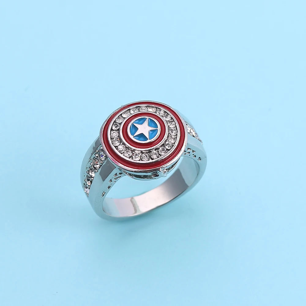 Captain America Shield Logo Ring