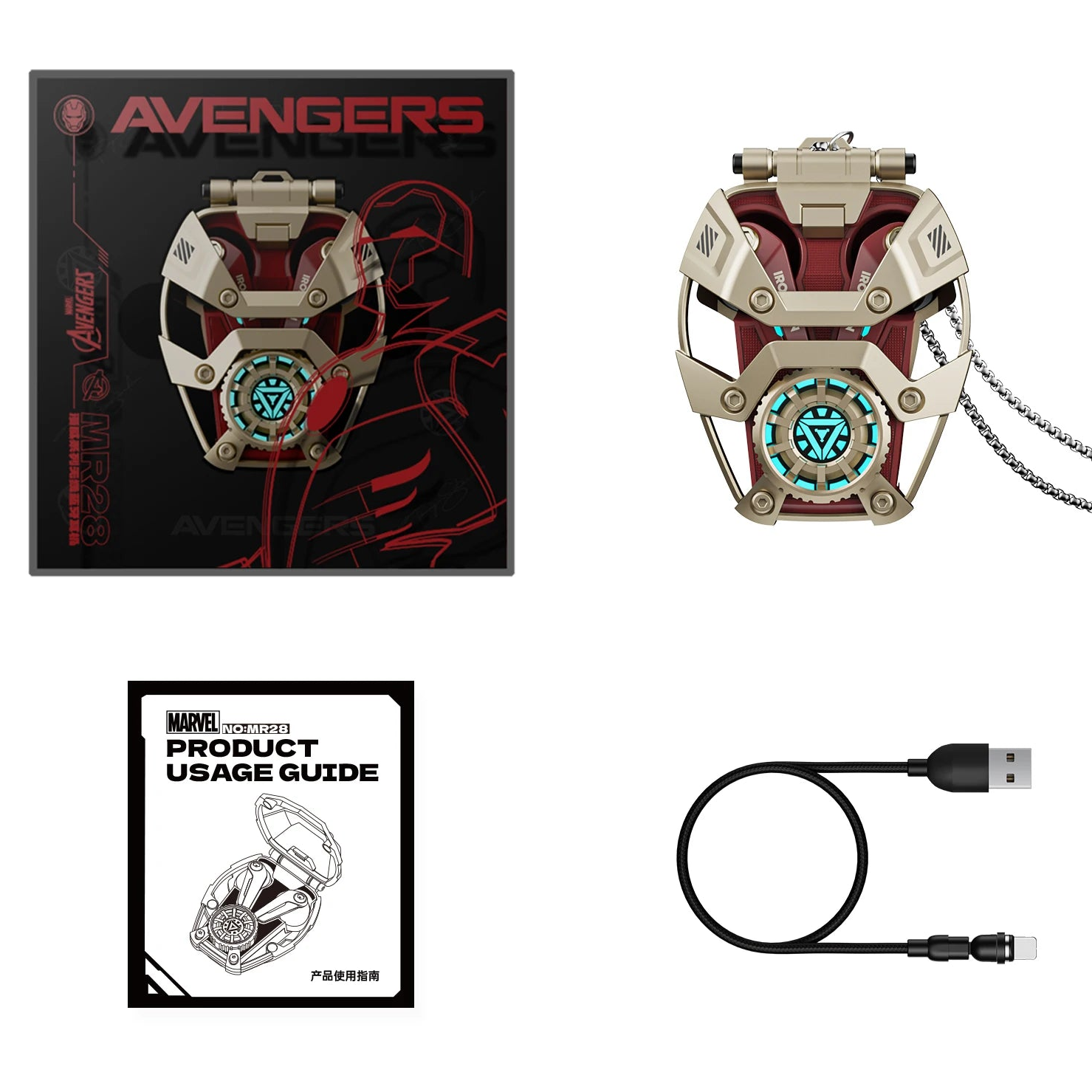 Iron Man Bluetooth Headphones