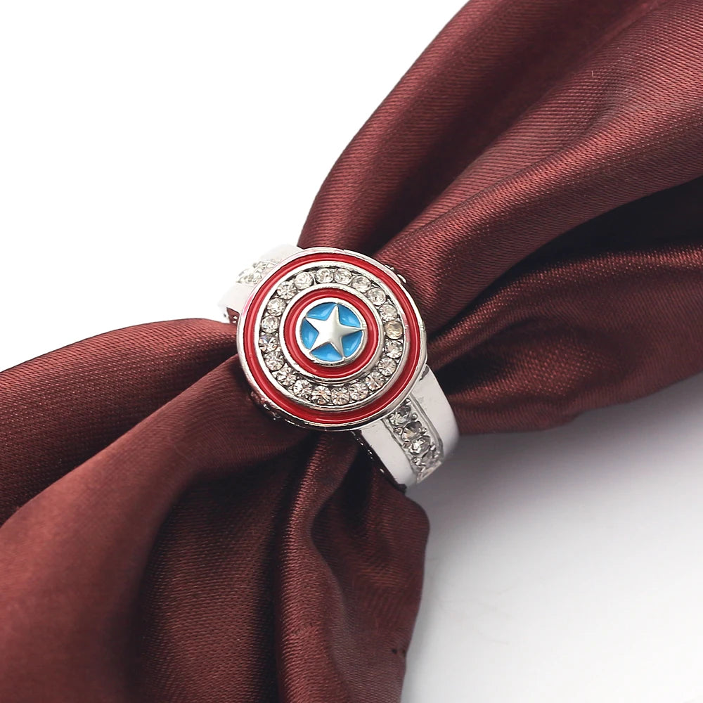 Captain America Shield Logo Ring