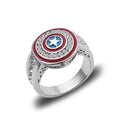 Captain America Shield Logo Ring