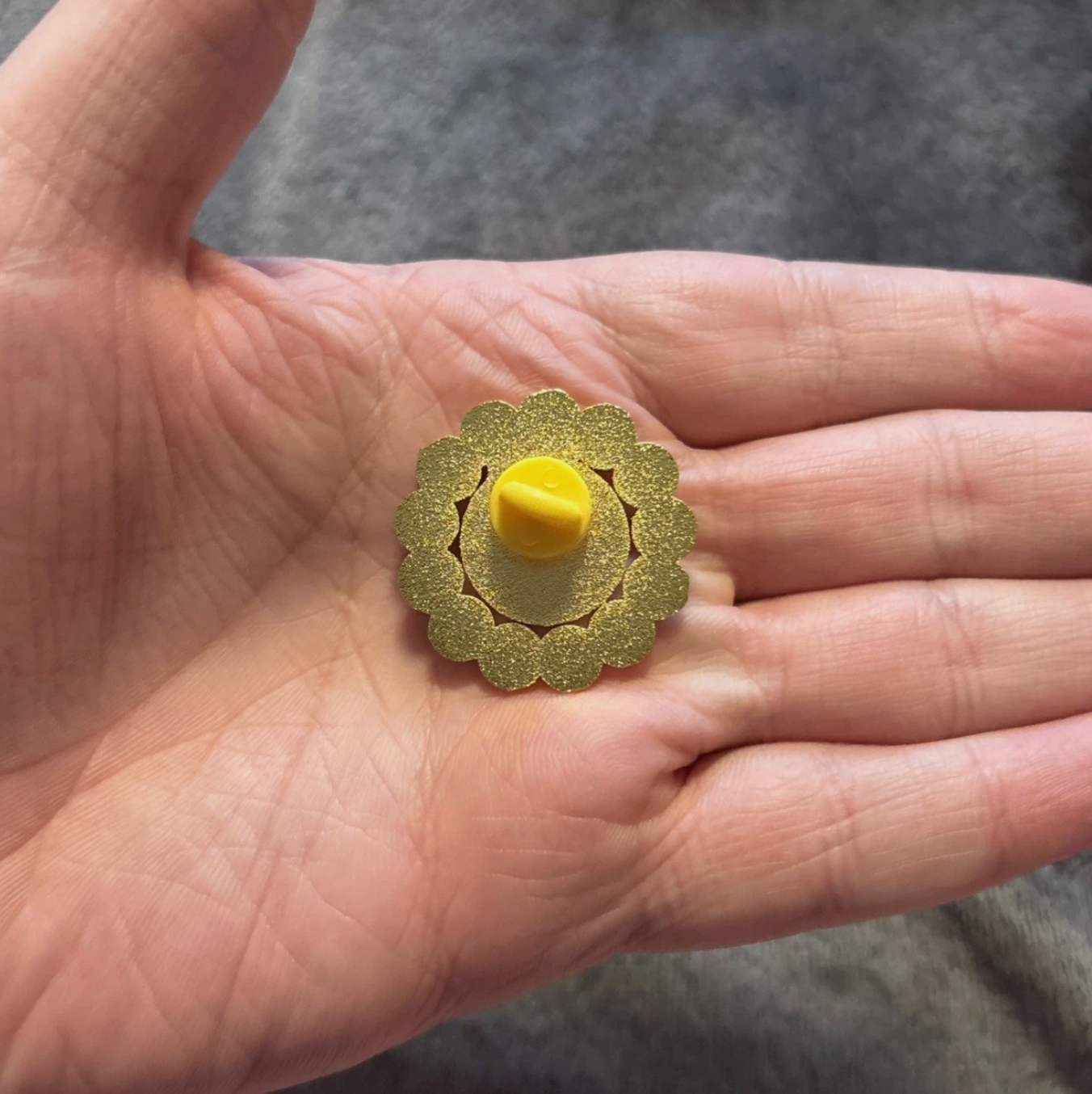 Infinity Power Brooch Badge