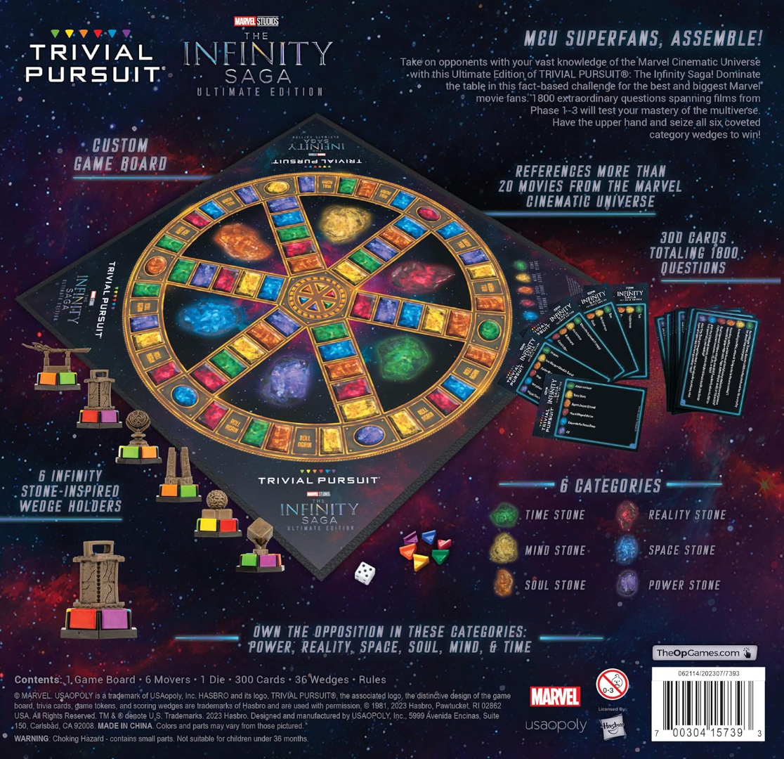 TRIVIAL PURSUIT: Marvel Cinematic Universe Ultimate Edition Trivia Game