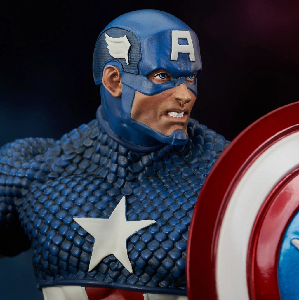 Marvel Captain America Resin Bust