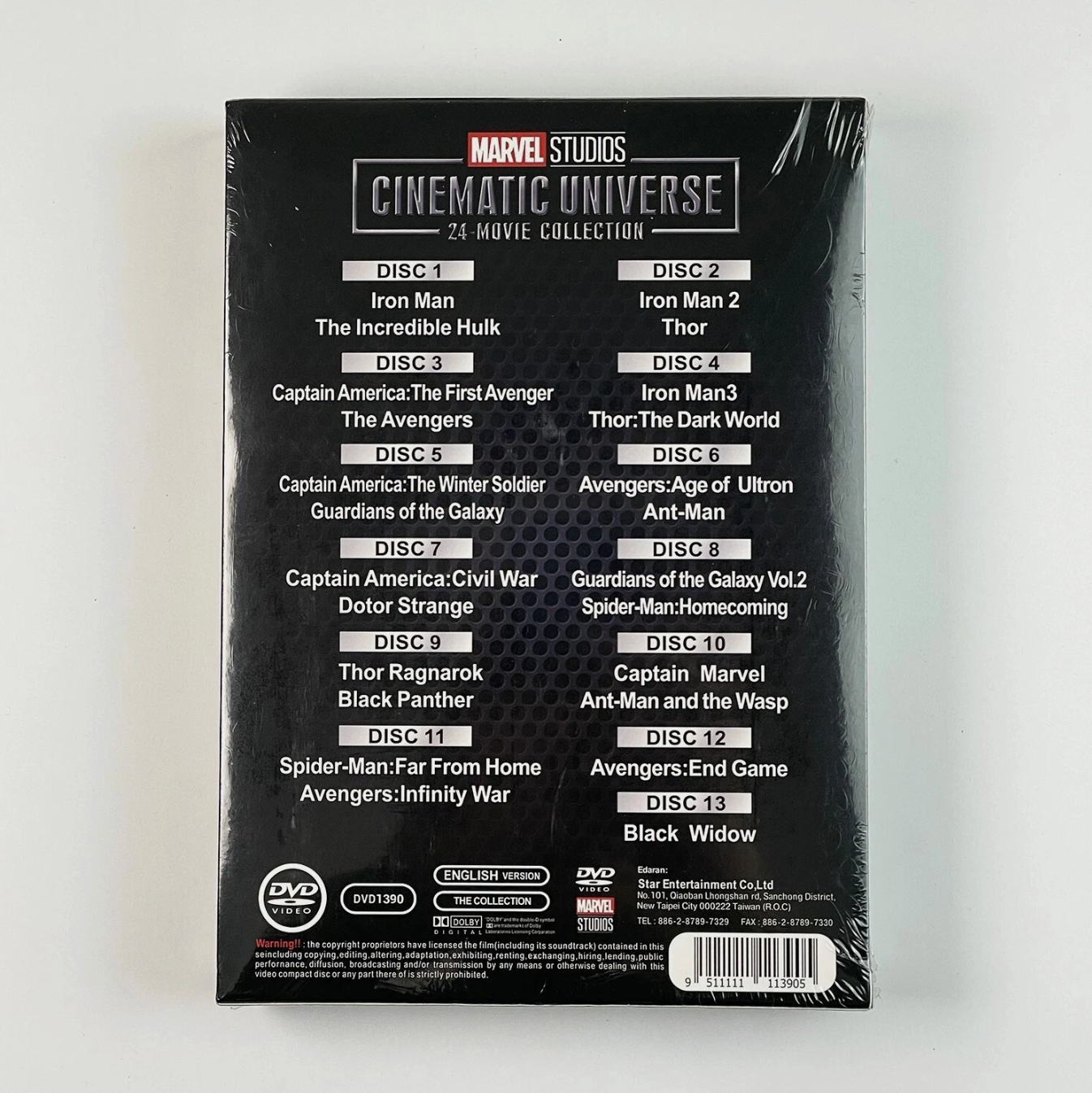 Marvel Cinematic Universe 24-Movie Collection